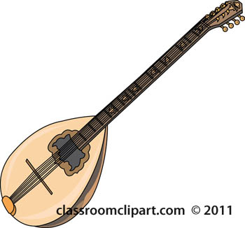Musical Instruments   Bouzouki String Instrument   Classroom Clipart