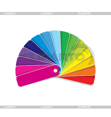 Of Many Colorful Paint Swatches In Rainbow Circle     Zebra Finch