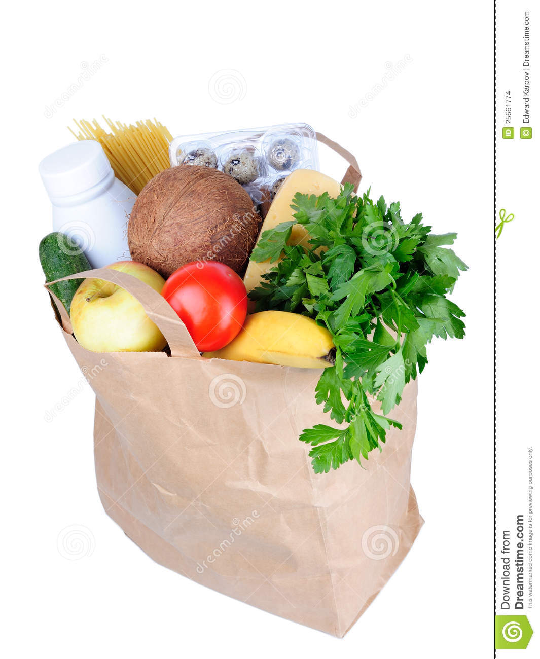 Paper Bag With Food On A White Mr No Pr No 2 941 1