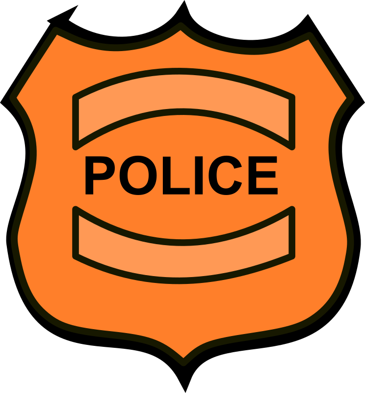 Police Badge By Mcendejas Generic Police Badge Created In Inkscape