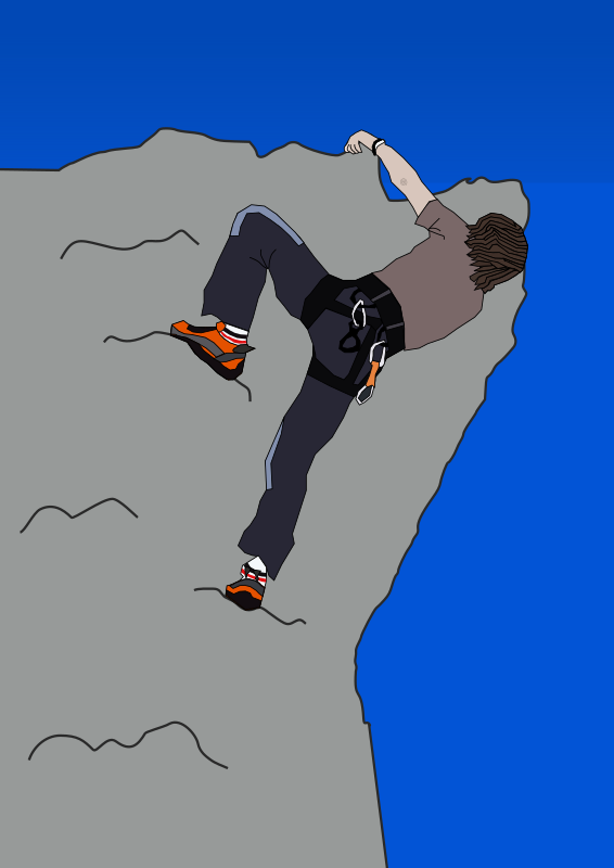 Rock Climber By J4p4n   I Noticed This Excellent Clipart Image By    