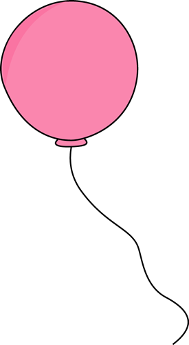 String Clipart Pink Balloon Png