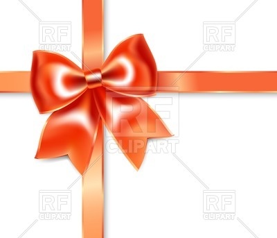 Bow On White Background 17406 Download Royalty Free Vector Clipart