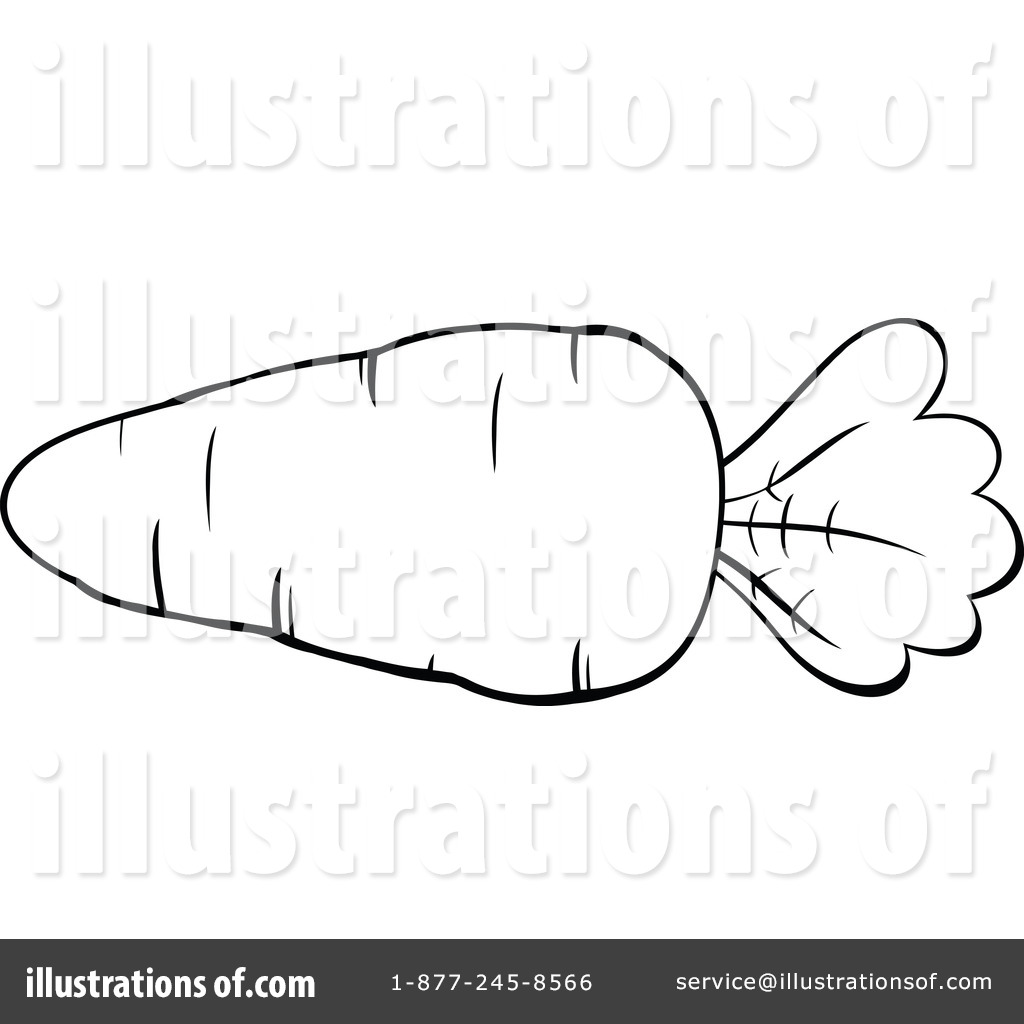Carrot Clipart  1238867   Illustration By Hit Toon