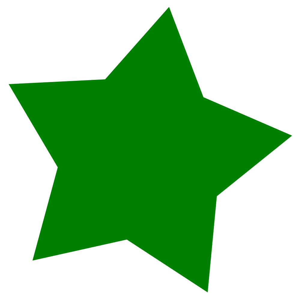 Green Star Clip Art   Clipart Best