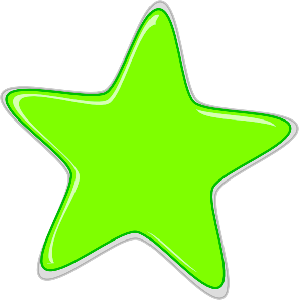 Green Star Edited2 Clip Art At Clker Com   Vector Clip Art Online