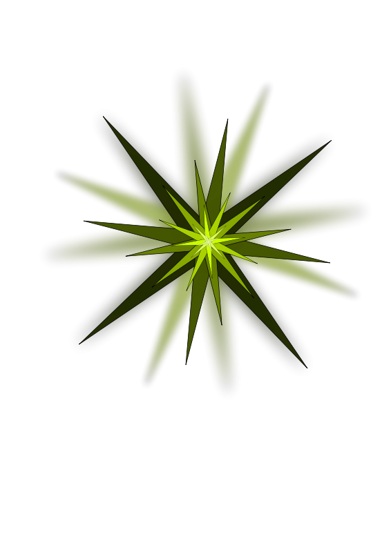 Green Star Vector Clip Art Download Free   Clipart