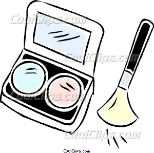 Makeup Supplies Clipart Cosmetics With Makeup Brush