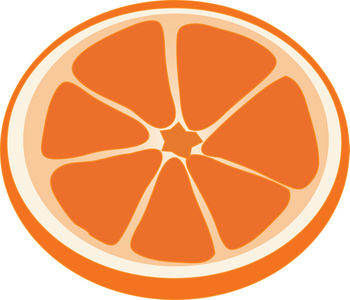 Orange Slice Illustration   Clipart Panda   Free Clipart Images