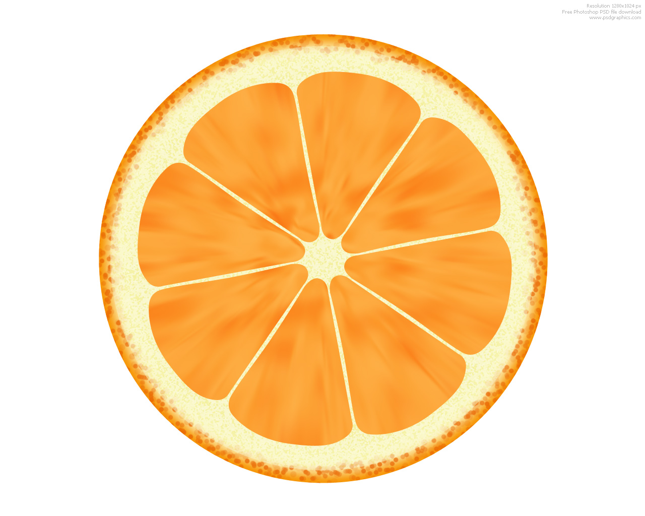 Orange Slice Illustration Orange Slice Background Jpg