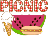 Party Clip Art   Picnic Graphics   Barbeque Cookout Graphics