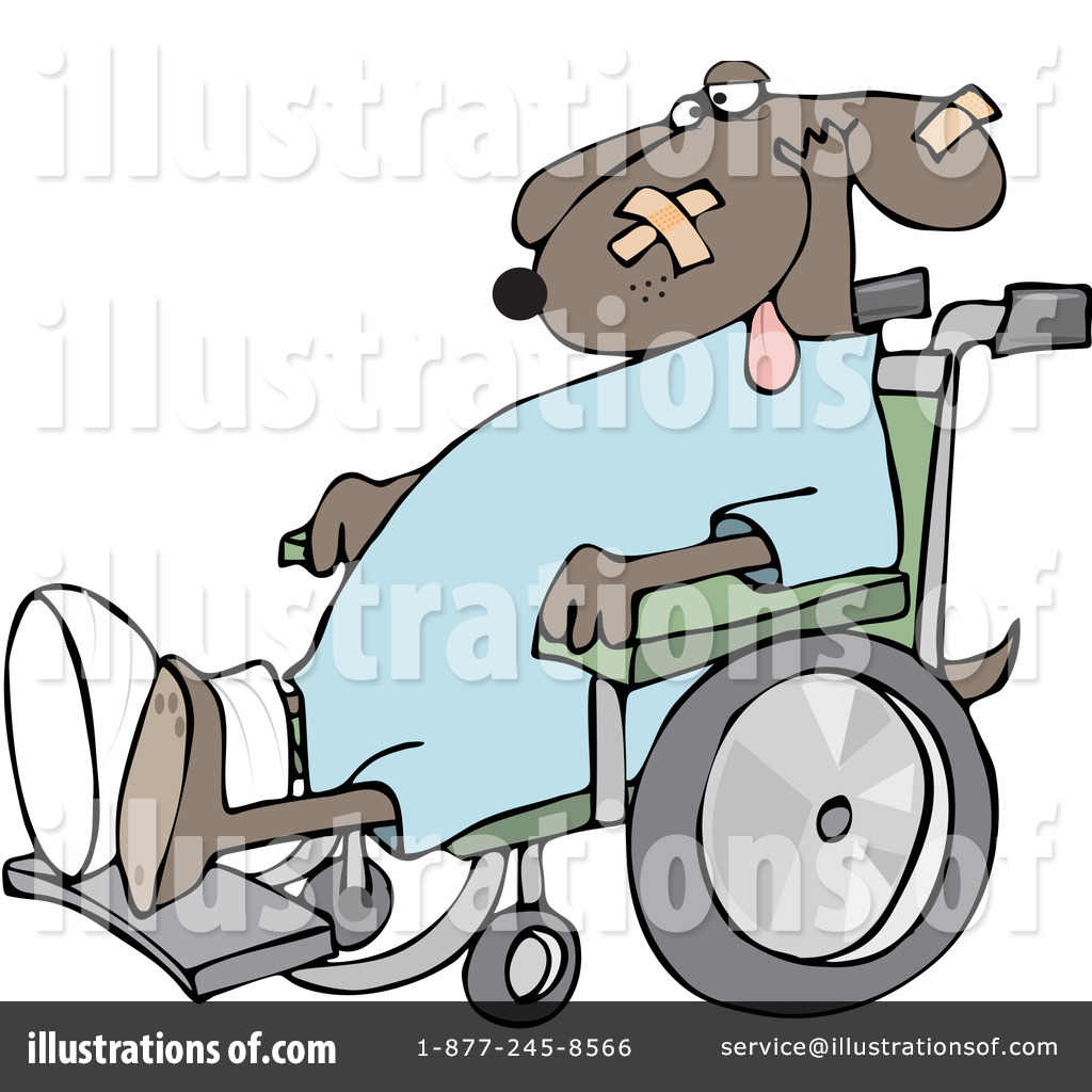 Royalty Free  Rf  Injured Clipart Illustration By Dennis Cox   Stock