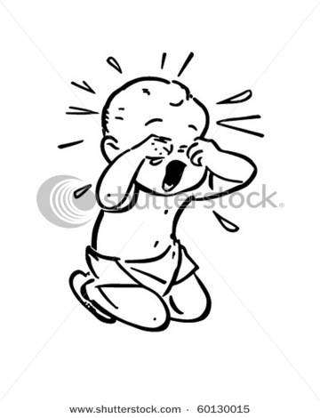 Cartoon Baby Crying Stock Photos Images   Pictures   Shutterstock