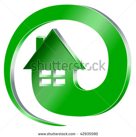 Clip Art House With Address Clipart
