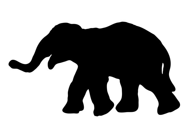 Cute Elephant Silhouette Clip Art Elephant Silhouette Jpg
