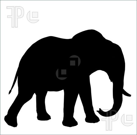 Elephant Silhouette Clip Art Elephant Illustration Silhouette 1734888