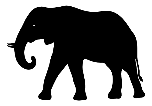 Elephant Silhouette Clip Art Elephant Silhouette Graphics Jpg