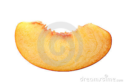 Peach Slice Stock Image   Image  4438031