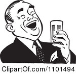 People Laughing Together Clipart Clipart Retro Black And White