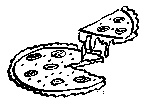 Pizza Clipart Black And White Cheese Pizza Clipart Black And White Jpg
