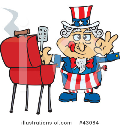 Royalty Free  Rf  Independence Day Clipart Illustration By Dennis