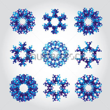 Snowflakes  Winter Design Element  New Year And Christmas Theme