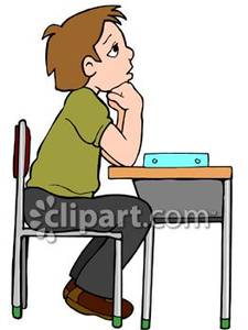 Student Listening Intently To The Teacher Royalty Free Clipart Picture