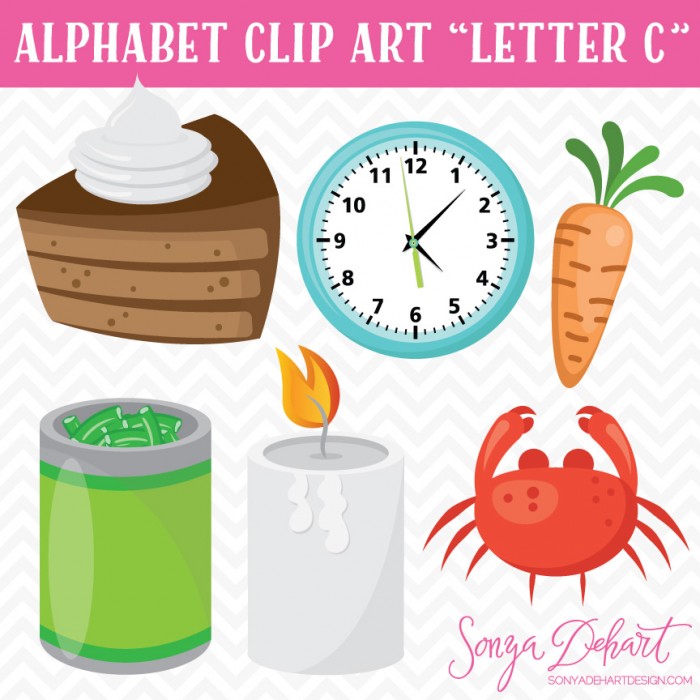 Clip Art   Letter C Alphabet Phonics Clipart