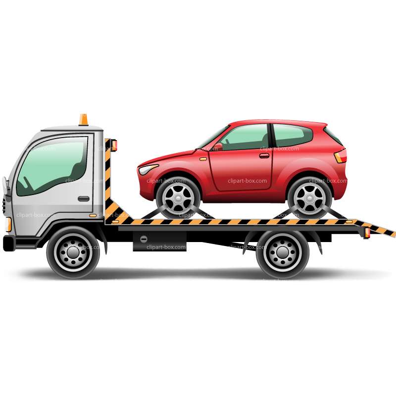 Clipart Tow Truck   Royalty Free Vector Design