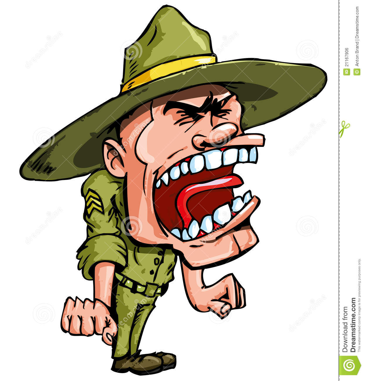 Drill Instructor Cartoon   Viewing Gallery