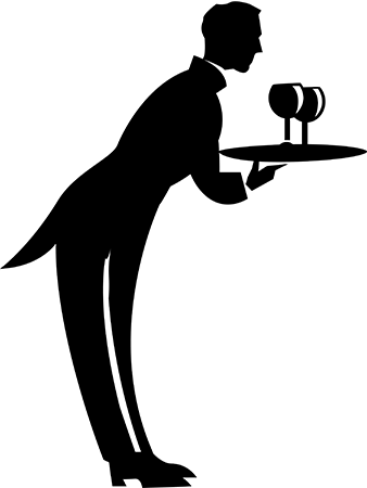 Formal Clipart Formal Waiter Clipart