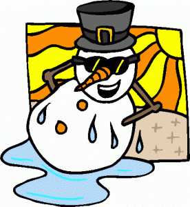 Melting Snowman Clipart 276x300 Gif