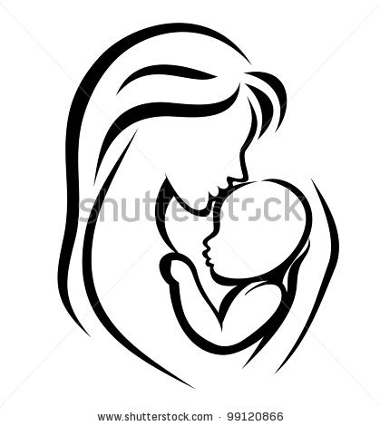 Mother And Baby Clipart   Clipart Panda   Free Clipart Images