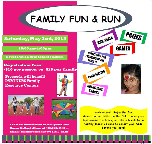     Pre Register Download The Flyer Form Here  Family Fun   Run Flyer