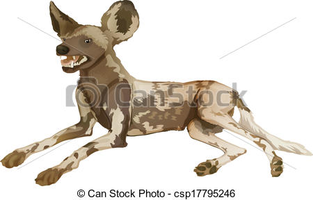 Wild Dog    Csp17795246   Search Clip Art Illustration Drawings And
