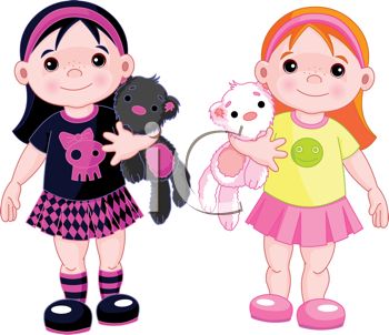 Cartoon Twin Sisters Http   Www Clipartguide Com  Pages 0511 1101 0118