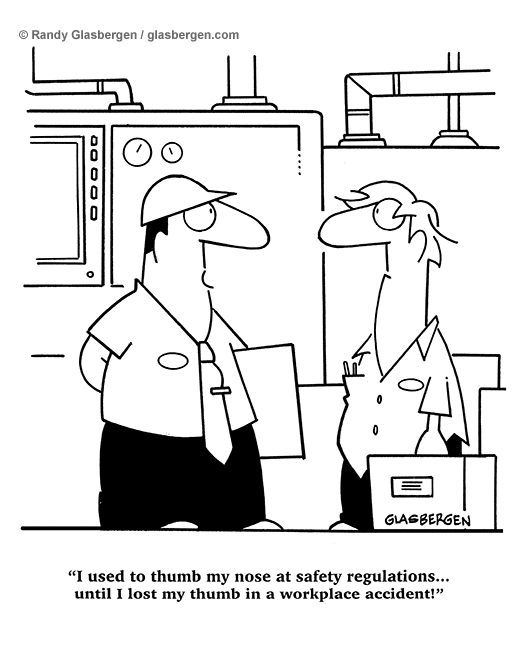 Cartoons About Workplace Safety And Injury Prevention