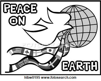 Clipart   Peace On Earth  Fotosearch   Search Clipart Illustration