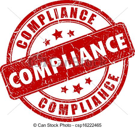 Compliance Vector Stamp Isolated On White Csp16222465   Search Clipart