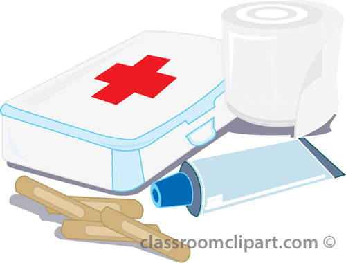 Emergency   First Aid Kit 3 07   Classroom Clipart