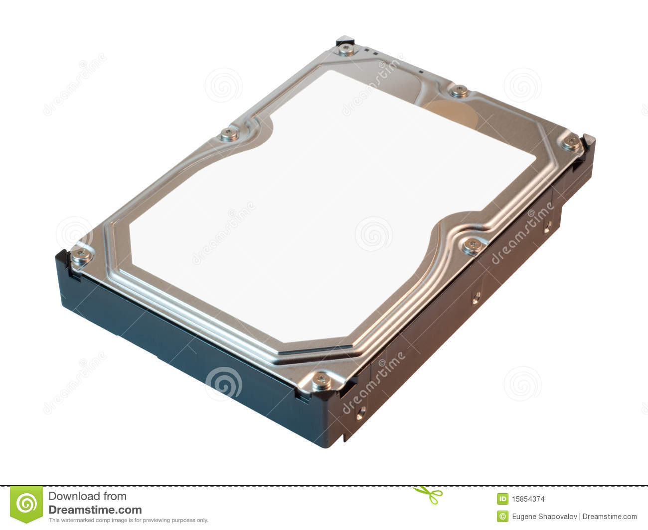 Hard Disk Drive  Hdd  Isolated On White Background With Clipping Path