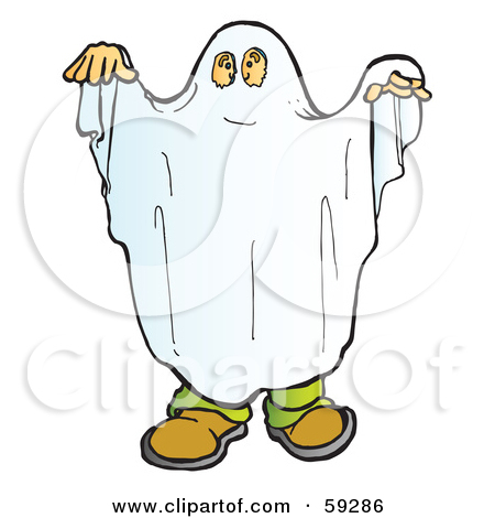 Haunting Halloween Ghost Free Clipart Illustration By 0001122