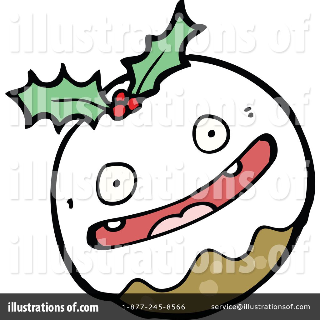 Royalty Free  Rf  Christmas Pudding Clipart Illustration  1116679 By
