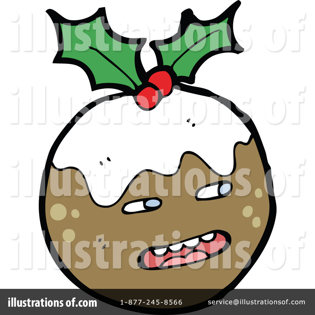 Royalty Free  Rf  Christmas Pudding Clipart Illustration  1117501 By
