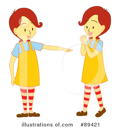 Royalty Free  Rf  Twins Clipart Illustration By Cherie Reve   Stock
