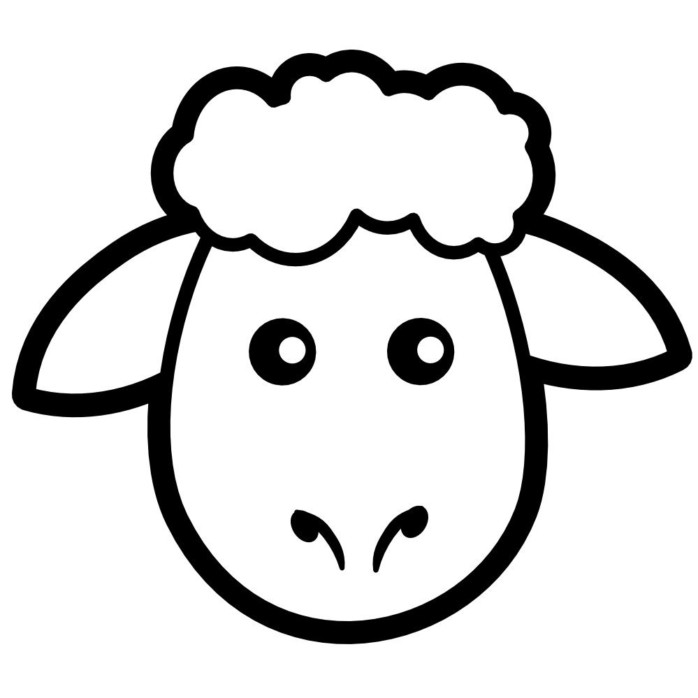 Sheep Head Clipart Black And White Sheep Clipart Black And White Sheep