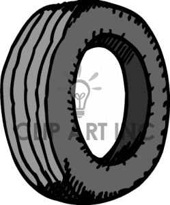 Smoking Tires Clipart