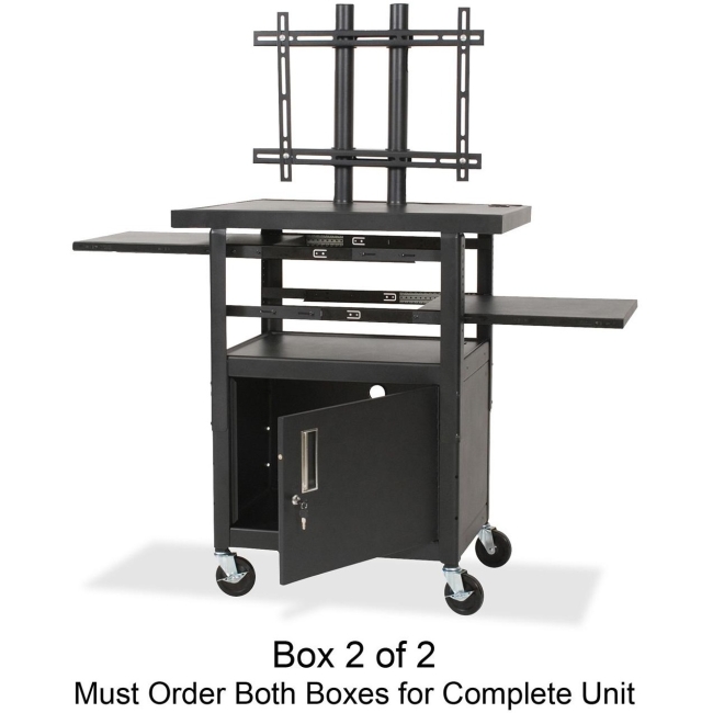 Adjustable Height Flat Panel Tv Cart   Box 2 Of 2 Up To 32 Screen