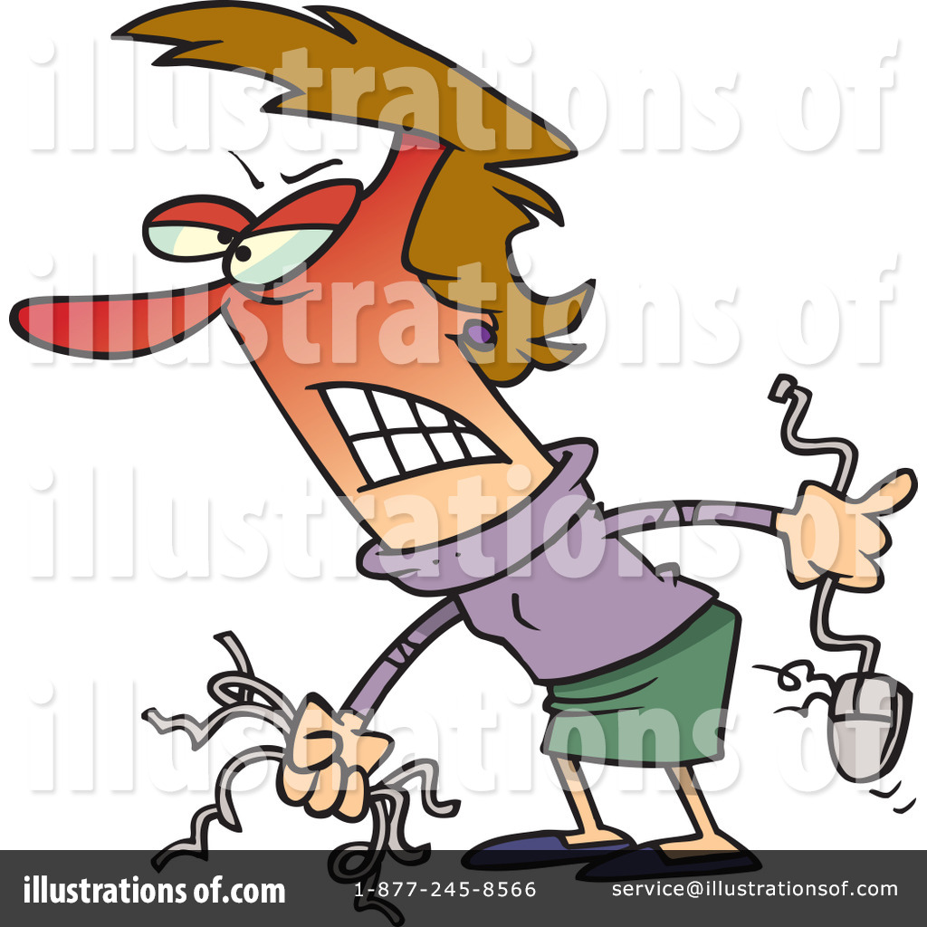 Anger Clipart  5678 By Ron Leishman   Royalty Free  Rf  Stock