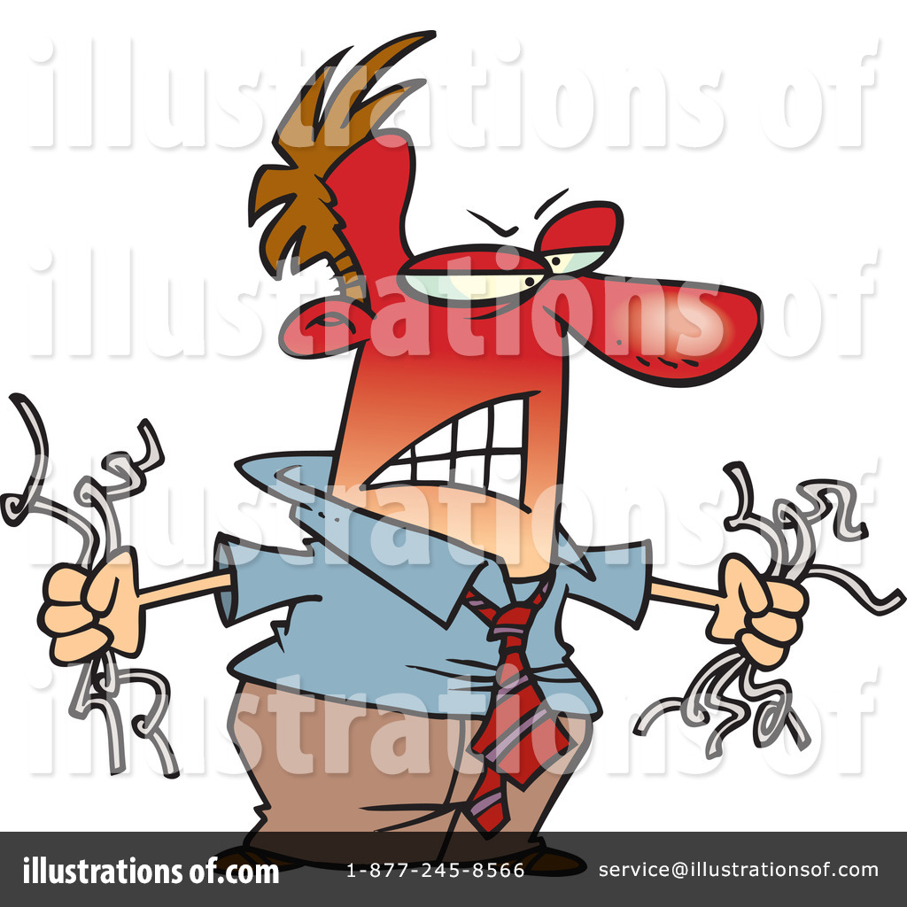 Anger Clipart  5681   Illustration By Ron Leishman